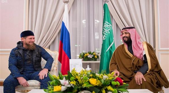 استقبال ولي ولي العهد السعودي الأمير محمد بن سلمان للرئيس الشيشاني رمضان قادريوف مساء الأحد (واس)