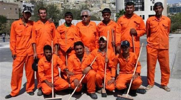 Idol Hates weather الأردن: تغيير لباس عمال النظافة لتشابهه مع لباس إعدام الكساسبة