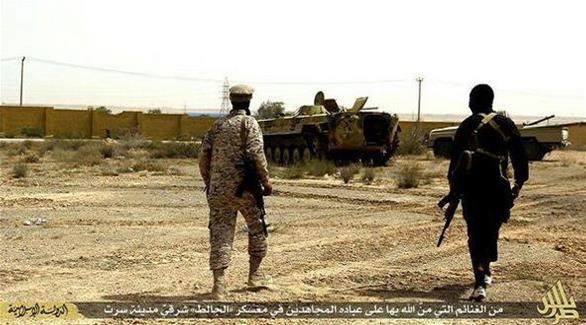 داعش يعلن سيطرته على مقر بمدينة سرت عقب انسحاب قوات الكتيبة 166 منها (المصدر)