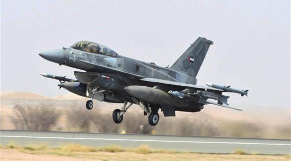طائرات التحالف العربي تقصف الحوثيين في إبين باليمن (أرشيف)