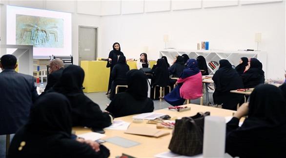 ورشة عمل فنية لمعلمي ومعلمات مجلس أبوظبي للتعليم.