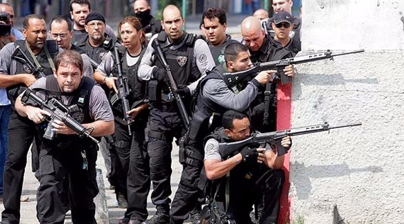 عناصر من الشرطة في البرازيل (أرشيف)