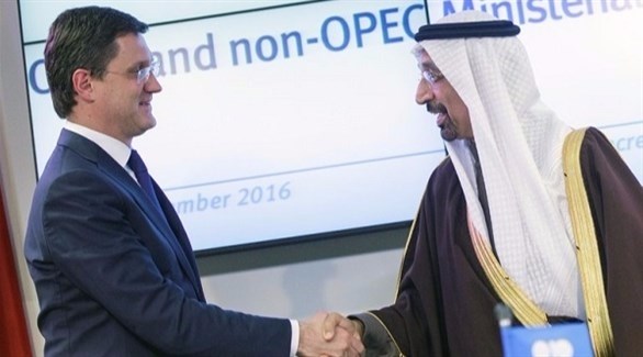 وزيرا النفط السعودي والروسي (أرشيف)