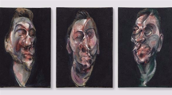لوحة الفنان بيكون التي تحمل عنوان Three studies for a portrait of George Dyer (أرشيف)