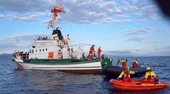 إنقاذ خفر السواحل اليوناني للمهاجرين (أرشيف)