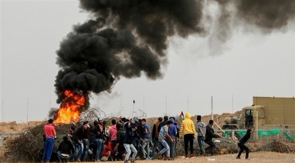 مواجهات في غزة (تويتر)