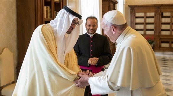 الشيخ محمد بن زايد آل نهيان في زيارة إلى الفاتيكان (أرشيف)