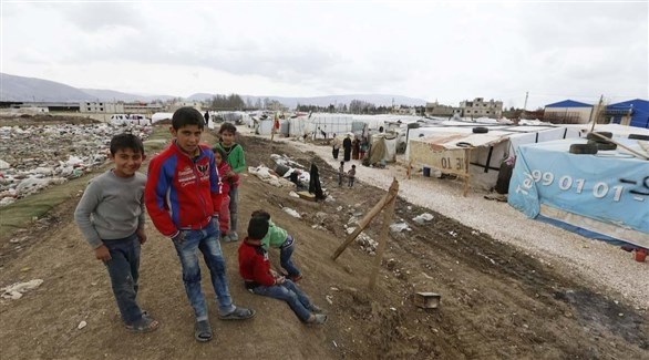 أطفال من اللاجئين السوريين في أحد مخيمات البقاع (أرشيف)