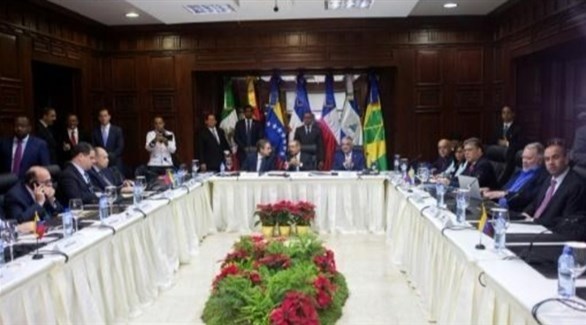 اجتماع بين وفدي الحكومة والمعارضة في فنزويلا (أرشيف)