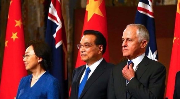 رئيس الوزراء الأسترالي ونظيره الصيني (أرشيف)