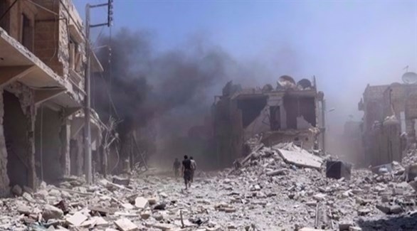 آثار الدمار جراء القصف المستمر في سوريا (أرشيف)