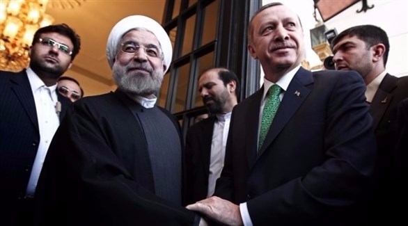 الرئيسان التركي رجب طيب أردوغان والإيراني حسن روحاني.(أرشيف)