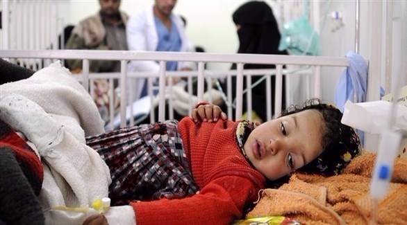 طفلة مصابة بالكوليرا في اليمن (أرشيف)