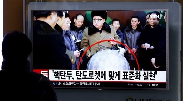 الزعيم الكوري الشمالي كيم جونغ أون عبر شاشات في بيونغ يانغ (إي بي آيه)