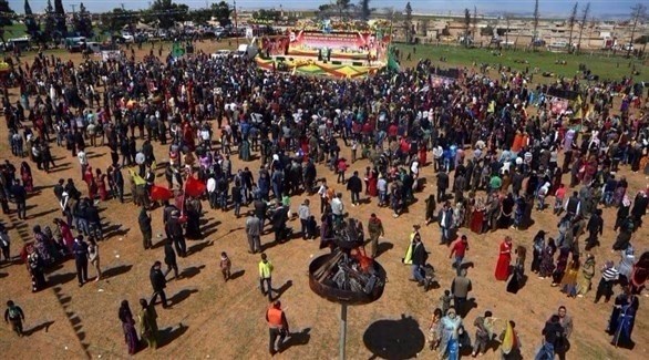 أكراد سوريون يحتلفون بعيد النيروز (أرشيف)