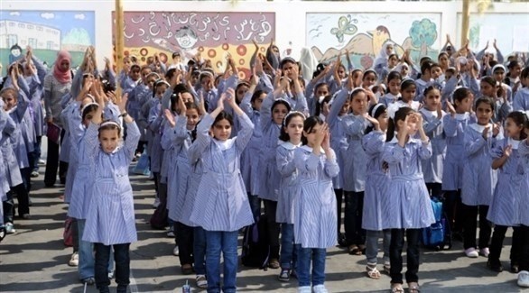 طالبات فلسطينيات في مدرسة تابعة للأونروا (أرشيف)