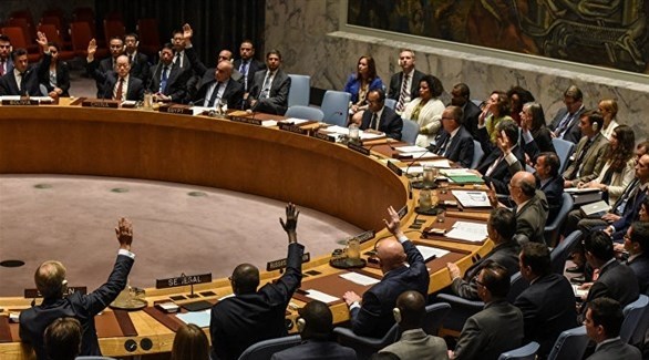 تصويت في مجلس الأمن الدولي (أرشيف)