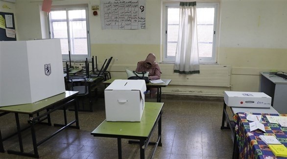 مكتب اقتراع في القدس.(أرشييف)