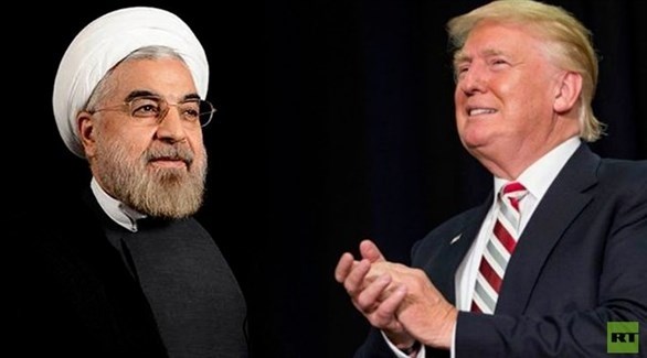 الرئيسان الأمريكي دونالد ترامب والإيراني حسن روحاني.(أرشيف)