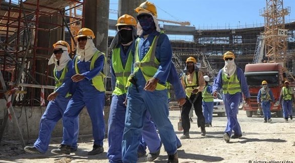 عمال أجانب في قطر (أرشيف)