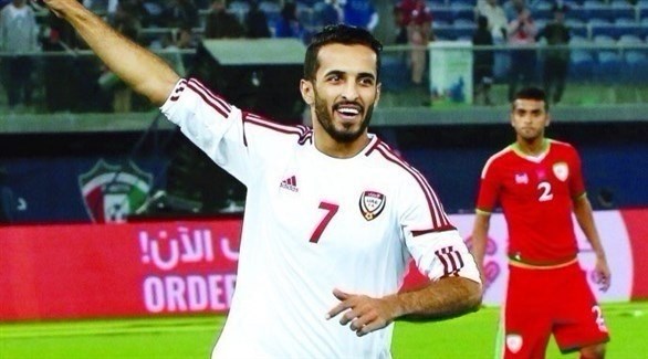 لاعب منتخب الإمارات علي مبخوت (أرشيف)