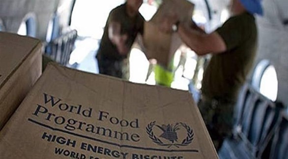 تفريغ مساعدات لبرنامج الأغذية العالمي (أرشيف)