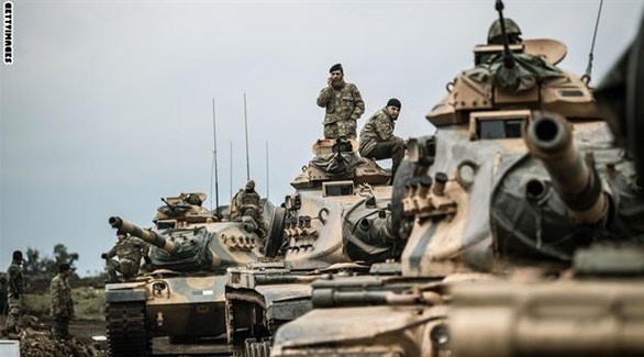 تعزيزات تركية على الحدود مع سوريا.(أرشيف)