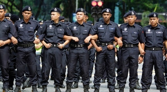 عناصر من الشرطة الماليزية (أرشيف)