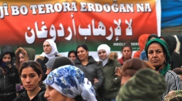أكراد سوريون يتظاهرون ضد تركيا (أرشيف)