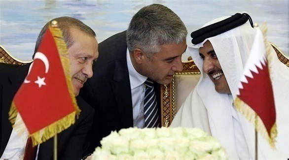 الشيخ تميم بن حمد والرئيس رجب طيب أردوغان (أرشيف)