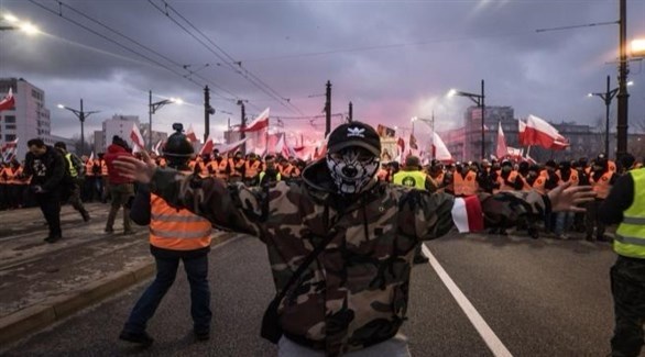 تظاهرة لليمين المتطرف في بولندا.(أرشيف)