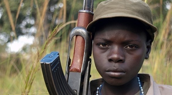 طفل مجند في إحدى الميليشيات المسلحة (أرشيف)  