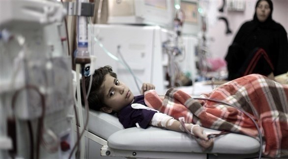 طفلة فلسطينية في أحد مستشفيات غزة (أرشيف) 