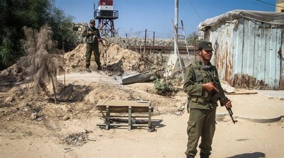 عناصر حماس على حدود غزة مع مصر