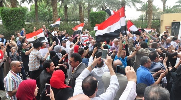 مشاركة المصريين في الانتخابات بالخارج(أرشيف)