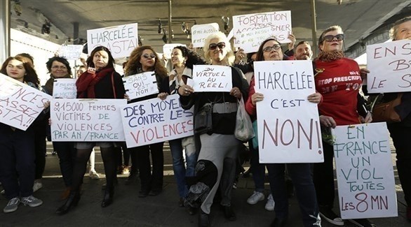 حشود نسائية في فرنسا تحتج على التحرش الجنسي (أرشيف)