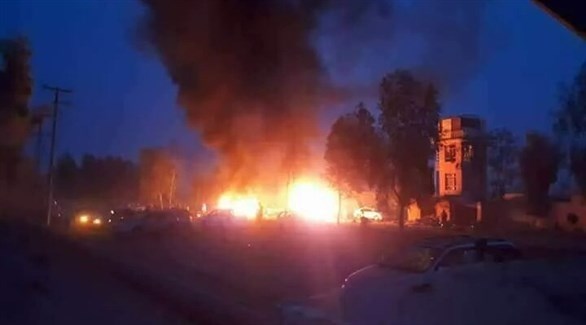 انفجار سيارة مفخخة في أفغانستان (تويتر)
