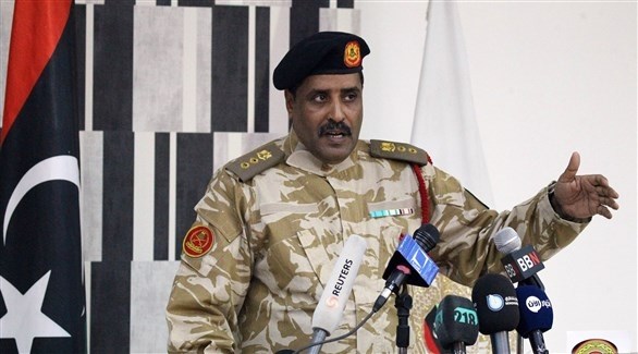 المتحدث باسم القوات المسلحة الليبية العقيد أحمد المسماري (أرشيف)