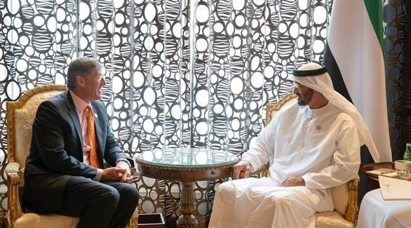 الشيخ محمد بن زايد مُتحادثاً مع الرئيس التنفيذي لمجموعة سيتي بنك العالمية (وام)