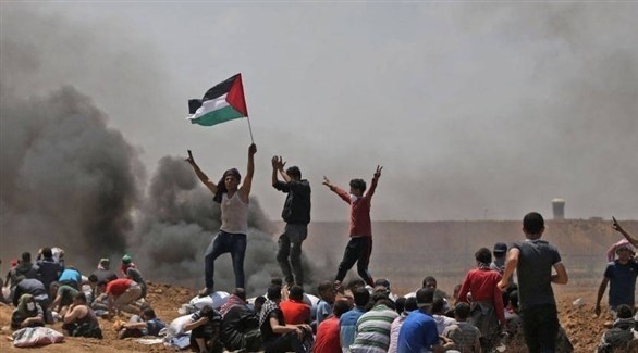 من احتجاجات غزة.(أرشييف)