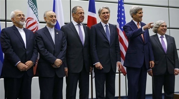 الموقعون على الاتفاق النووي الإيراني في 2015 (أرشيف)
