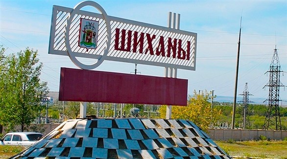 لافتة بالروسية عند مدخل مدينة شيخاني المحظورة (أرشيف)