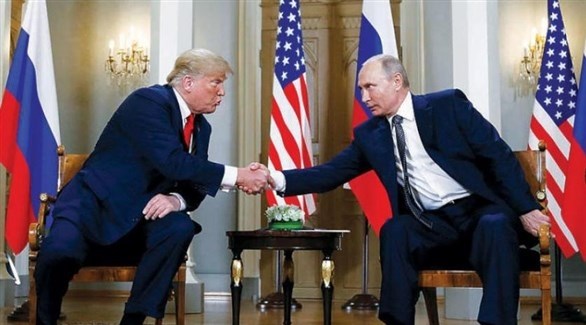 الرئيسان الروسي فلاديمير بوتين والأمريكي دونالد ترامب.(أرشيف)