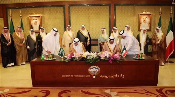 توقيع محضر إنشاء مجلس التنسيق بين السعودية والكويت (واس)