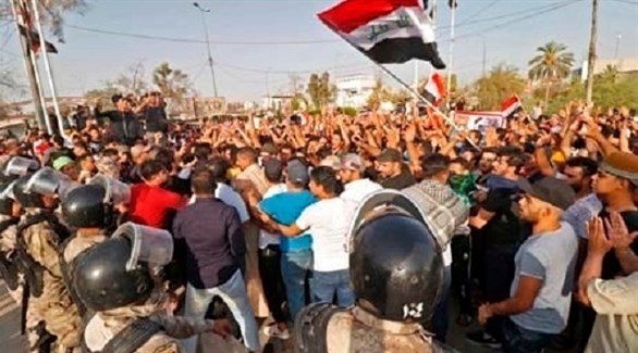 جانب من الاحتجاجات في العراق (أرشيف)  