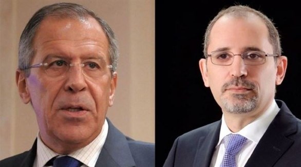 وزير الخارجية الأردني أيمن الصفدي ونظيره الروسي سيرغي لافروف (أرشيف)