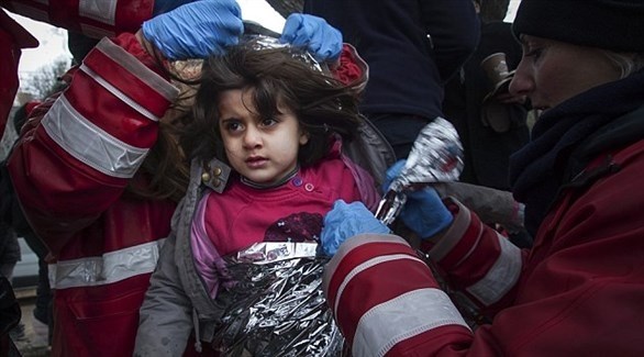 طفلة سورية أنقذت قرب السواحل اليونانية (أرشيف)