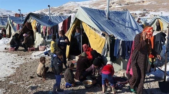 مخيم الركبان على الحدود الأردنية السورية (أرشيف)