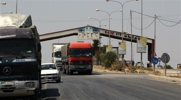 معبر جابر الحدودي بين الأردن وسوريا (أرشيف)