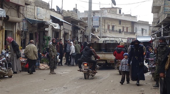 أسواق سرمدا في ريف إدلب الشمالي (أرشيف)